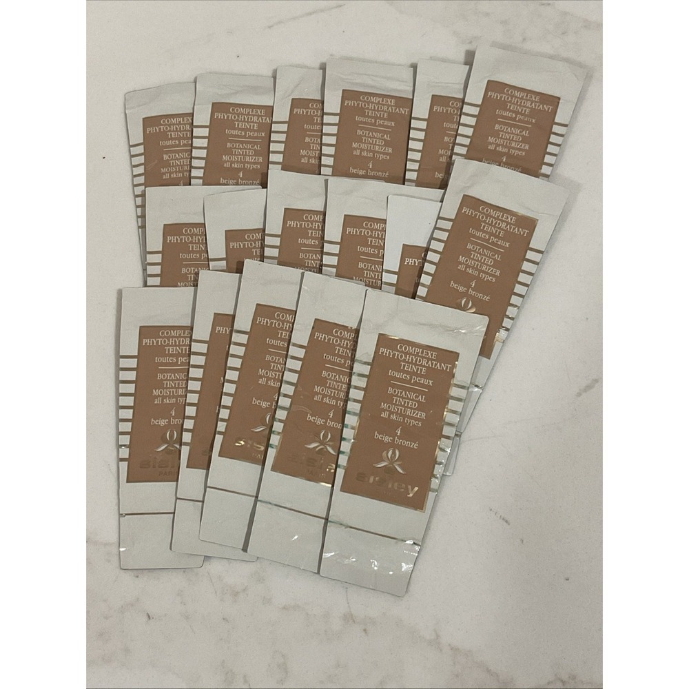 Vintage Lot Sisley Paris Tinted Moisturizer 4 Beige Bronze 17 Samples 0.07 OZ - Picture 7 of 7